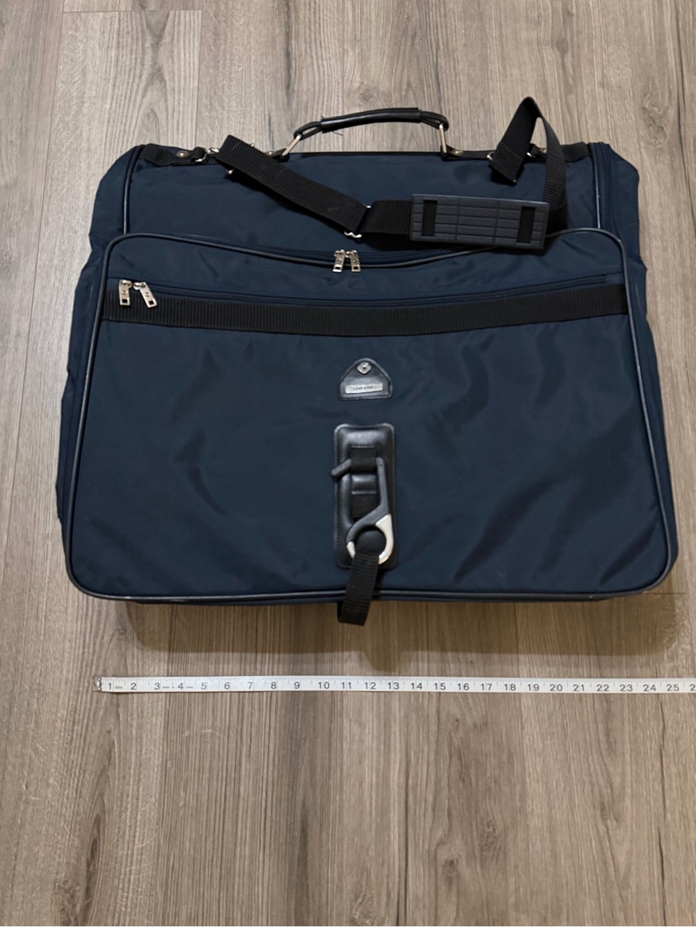Samsonite Navy Travel Garment Bag with Shoulder Strap - Picture 6 of 15
